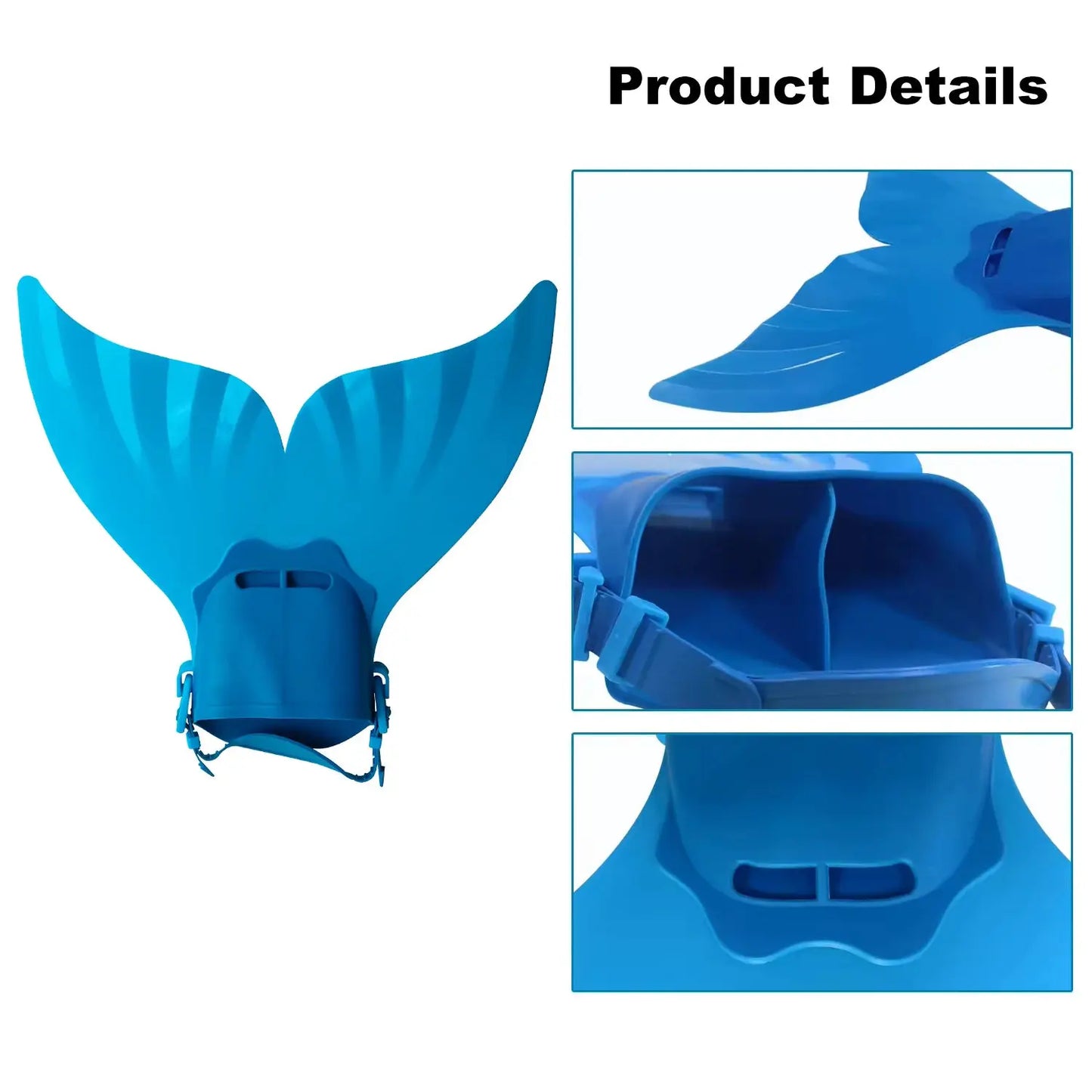 Children Mermaid Fins Two Types Training Pink Flipper Swim Diving Feet Tail Monofin Siamese Webbed Feet Seafront Pool Equipment from PriceLows™