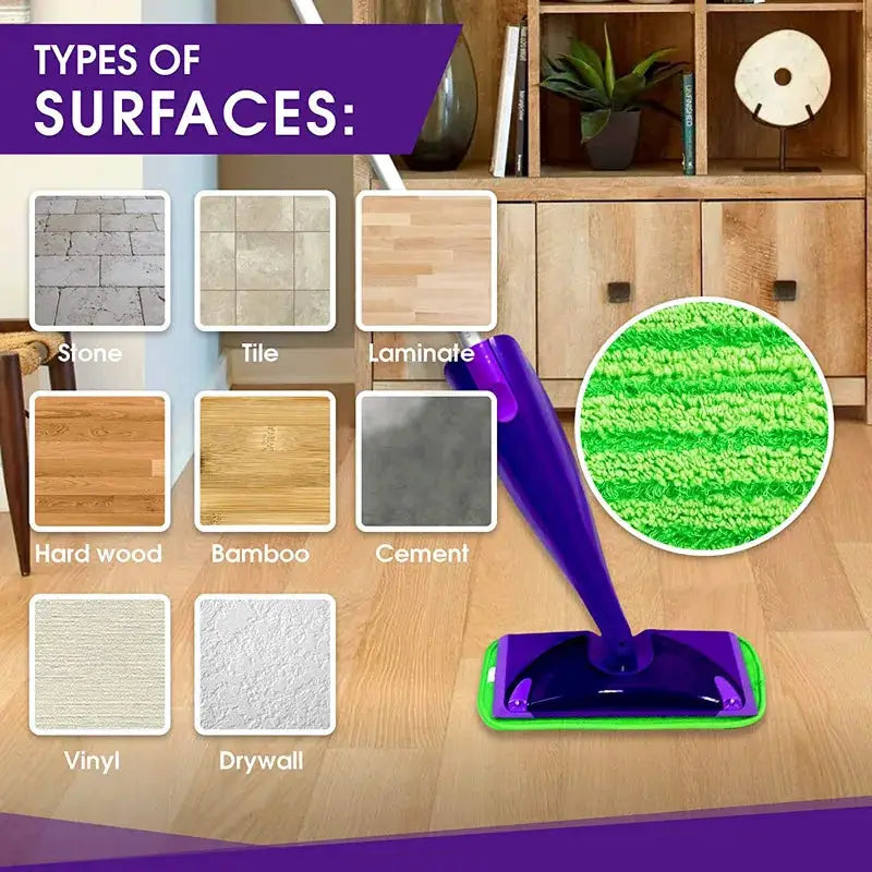 12 Inch Washable Reusable Microfiber Mop Pads Replacement for Swiffer WetJet Spray Mop Floor Cleaning Wet Dry Cloths from PriceLows™