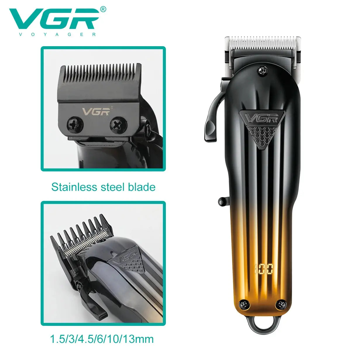 Electric Hair Clipper | Battery Life 90 Minutes | Charging Time 2 Hours | VGR644