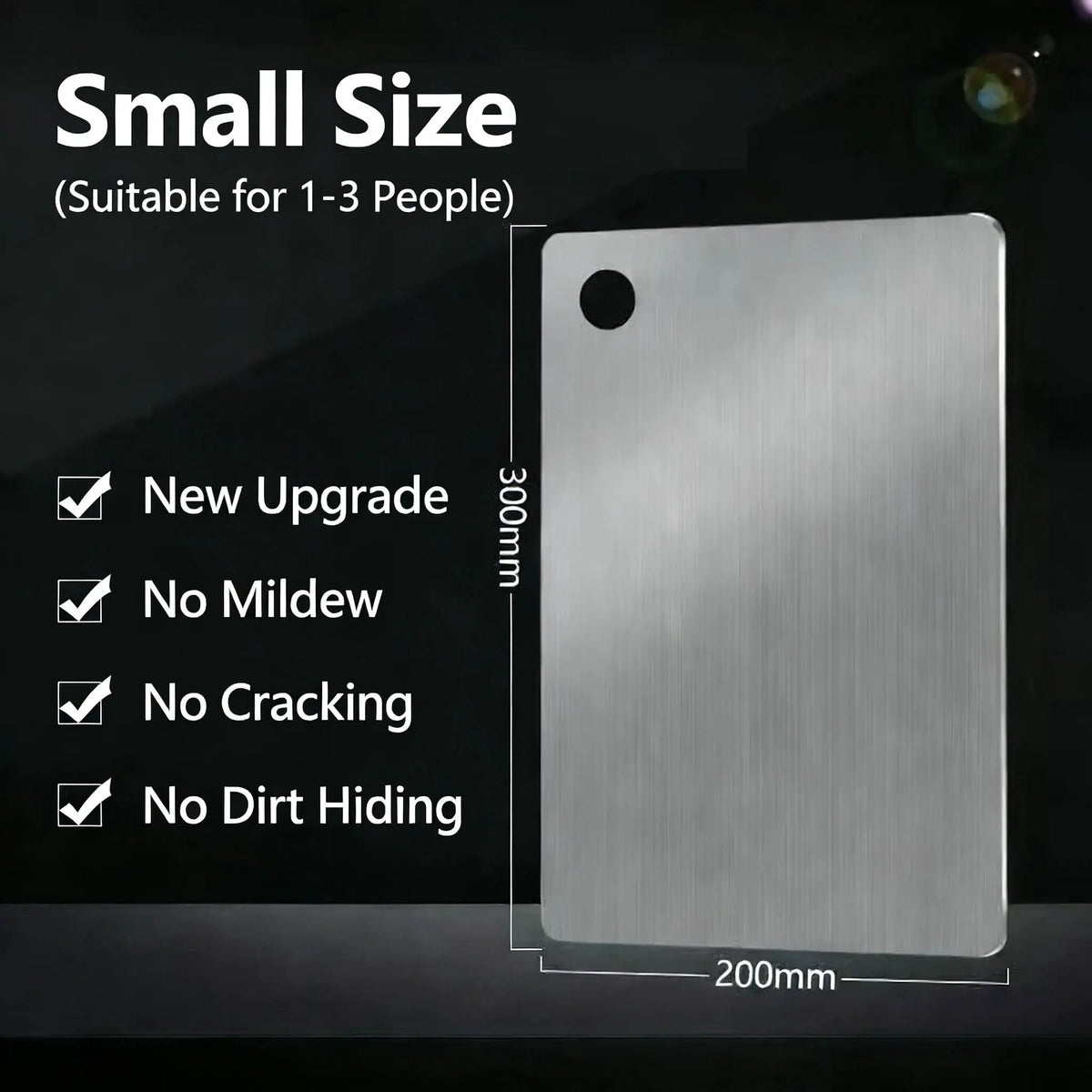 Stainless Steel Cutting Board | Double Sided | 304 Food Grade | Large