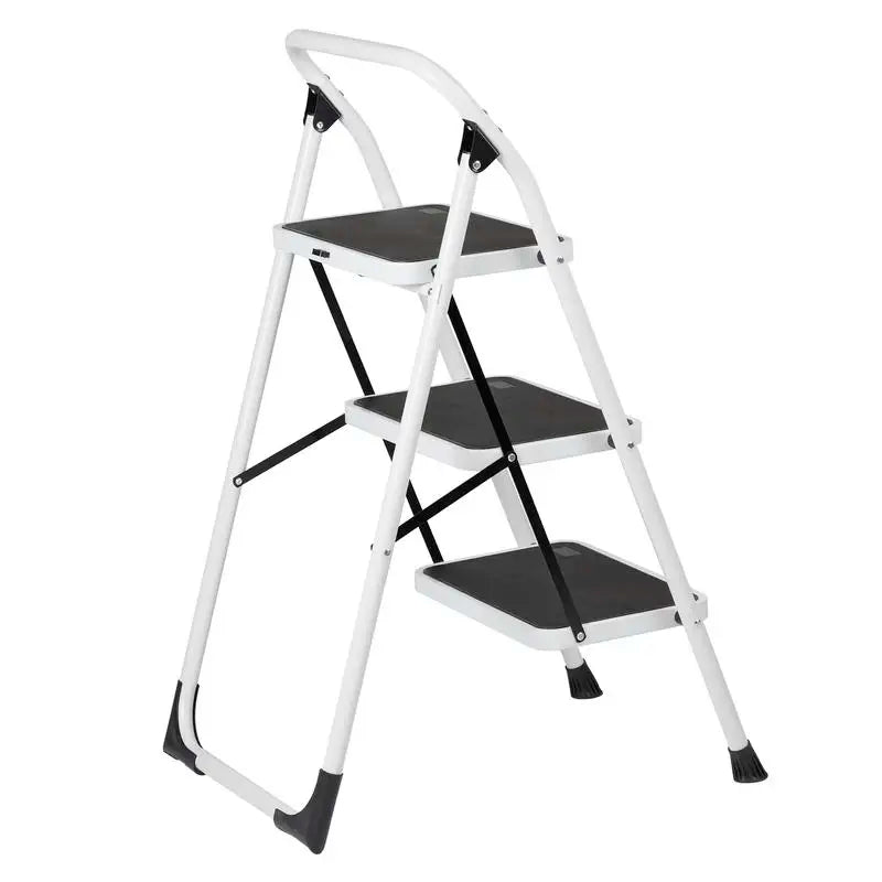 Short Handrail Household Iron Ladder with 3 Steps from PriceLows™