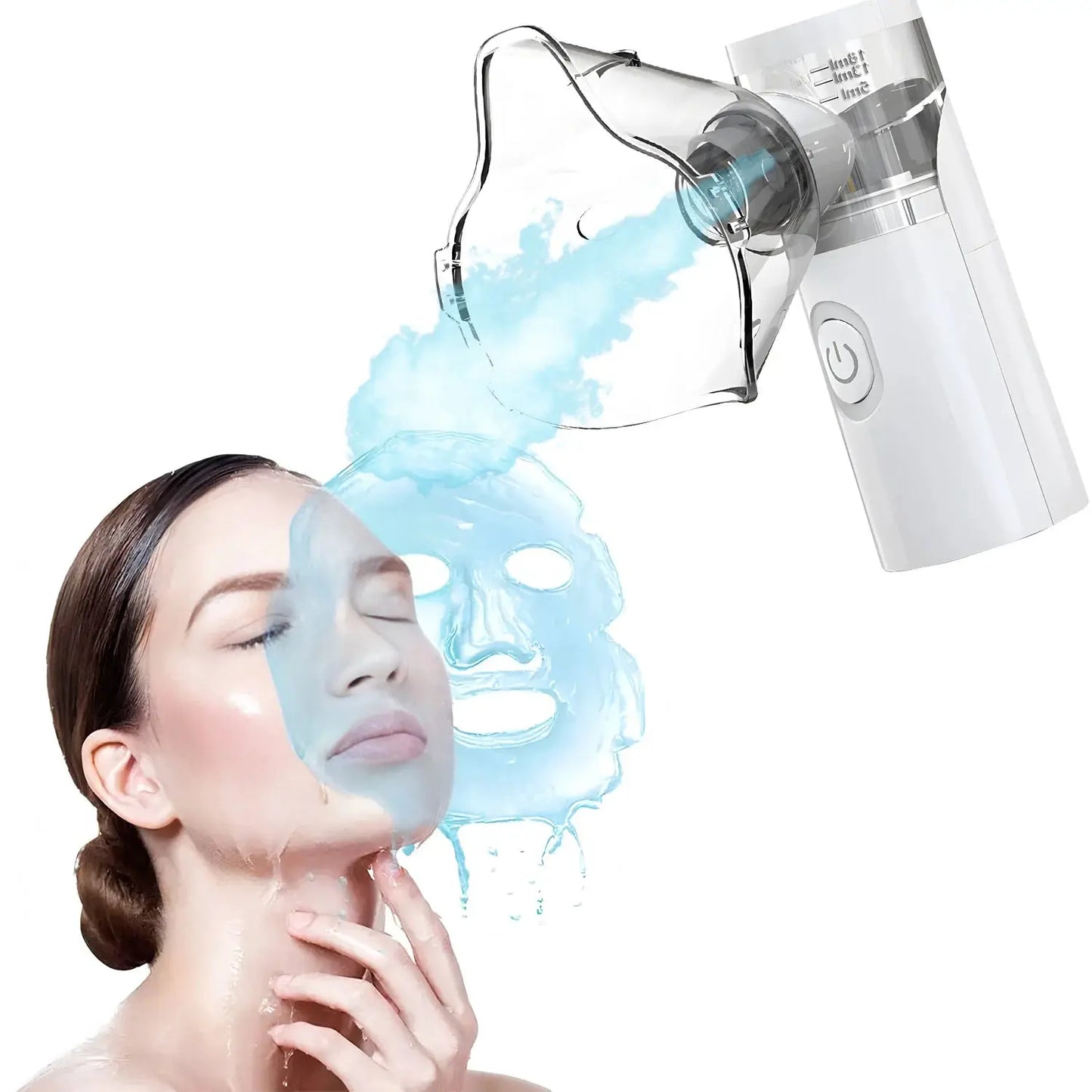 Mini Facial Steamer | Portable Handheld Nebulizer | 3 Level Settings