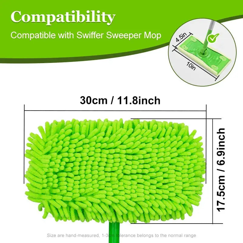 Replacement Mop Refills Pad for Swiffer Sweeper Mop Dry Wet Mop Refills for Floor Cleaning Microfiber Pads(10-12in) from PriceLows™