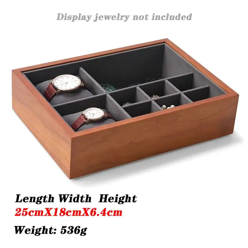 Jewellery Box Organiser Wooden Jewelry Storage Box Jewelry Storage Box Jewelry Necklace Ring Display Box Earring Storage from PriceLows™