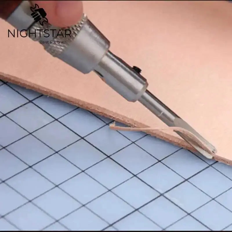 7 In 1 Pro Leather Craft Adjustable Stitching and Groover Crease Leather Tool DIY Practical Hand Tools Set from PriceLows™