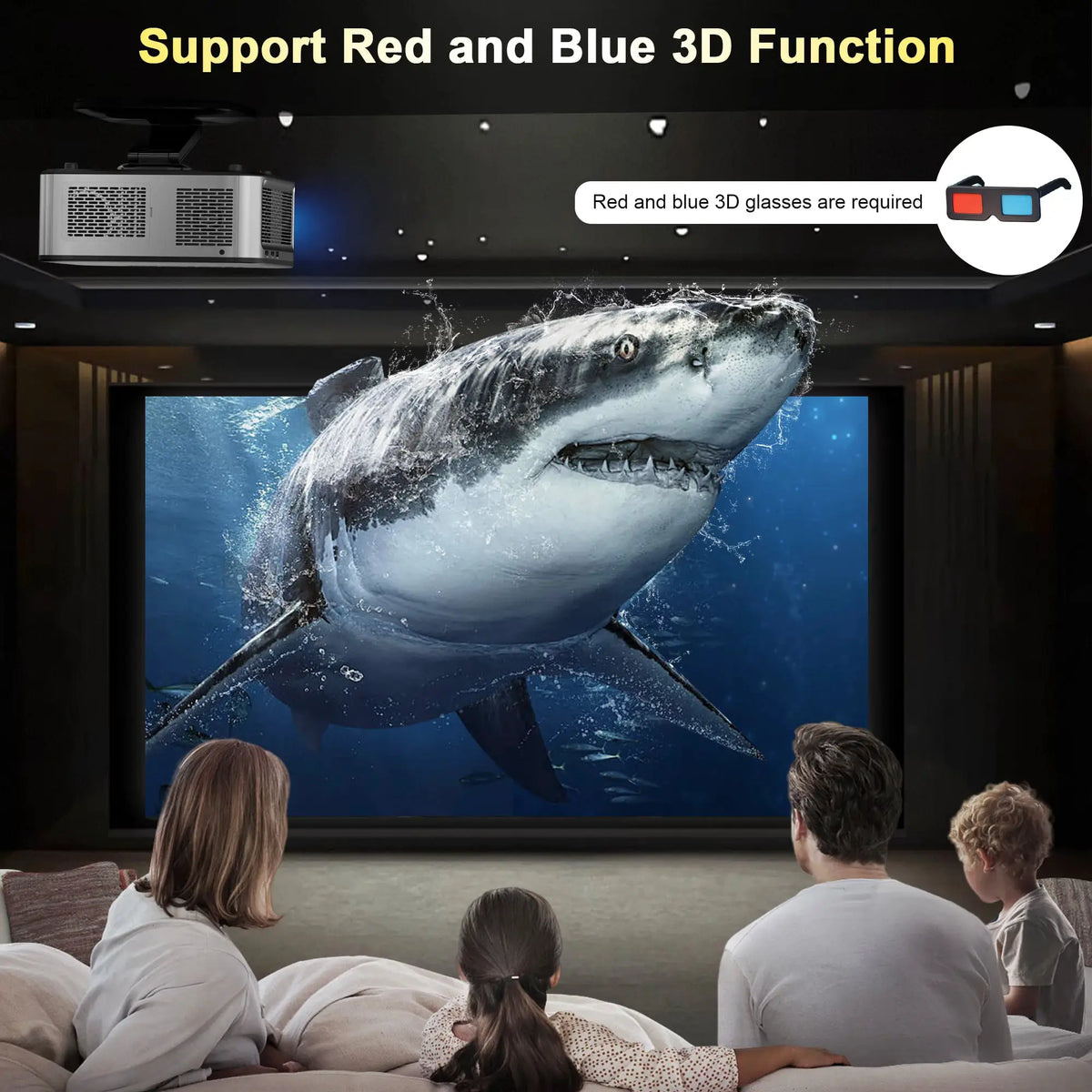 Smart Projector | 4K UHD | 3200 Lumens | Android 14