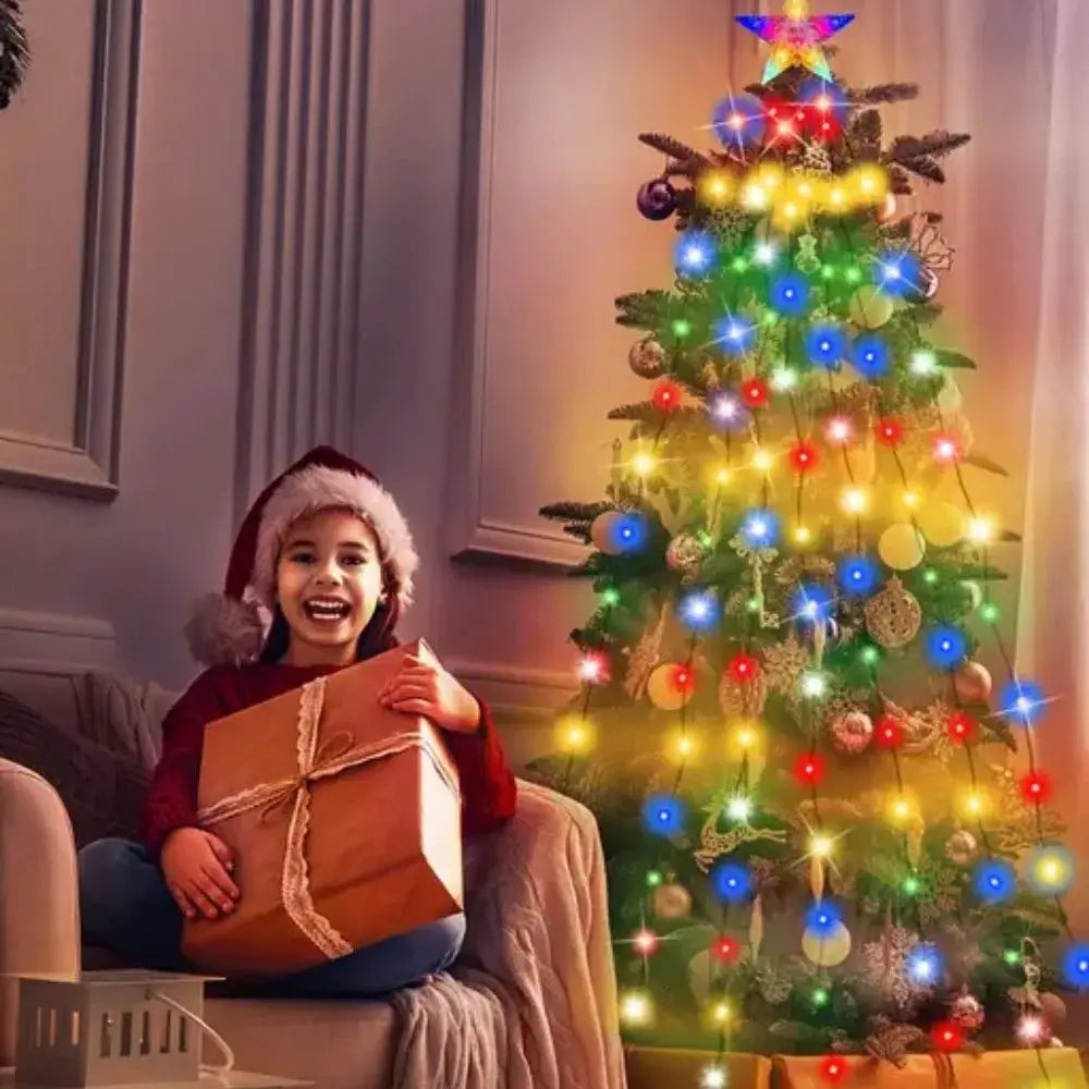 Smart Christmas Tree Lights | 400 Led Bulbs | Addressable Control | Top Star