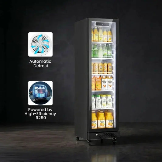 Commercial Freezer Glass Door Beverage Display Cabinets Upright Refrigerator Fresh Cabinet Mini Bar Fridge from PriceLows™