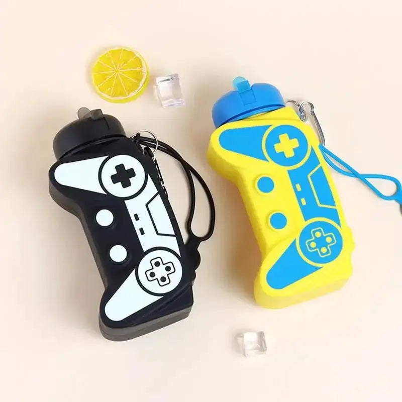 Silicone Water Bottle Foldable Water Bottle Game Handle Shape Drinking Bottle Sports Leakproof Travel Mug Reusable Water Cup from PriceLows™