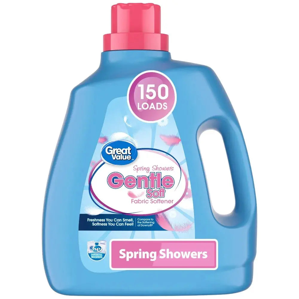 Fabric Softener | Spring Rain Scent | 111 Fl Oz | 150 Washes