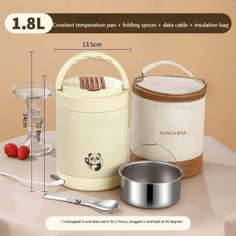 1.8L Electric Lunch Box Portable Food Warmer Heater Lunch Boxes for Adults Food Heating Boxes Container for Car Truck Students from PriceLows™