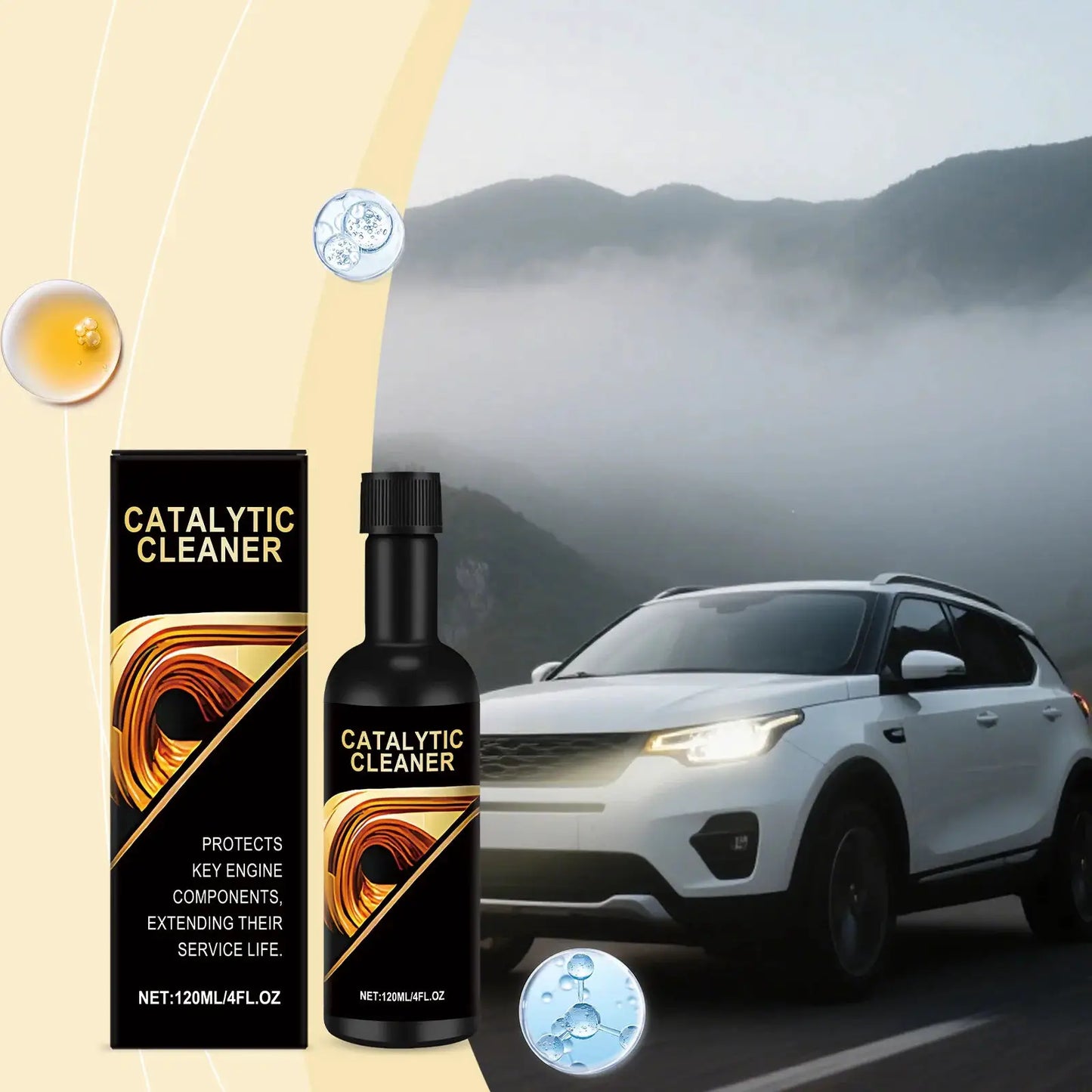 AMZ Car Catalytic Cleaner, Decarbonizing Agent for Gasoline Engine, Daily Automotive Care Supplies from PriceLows™