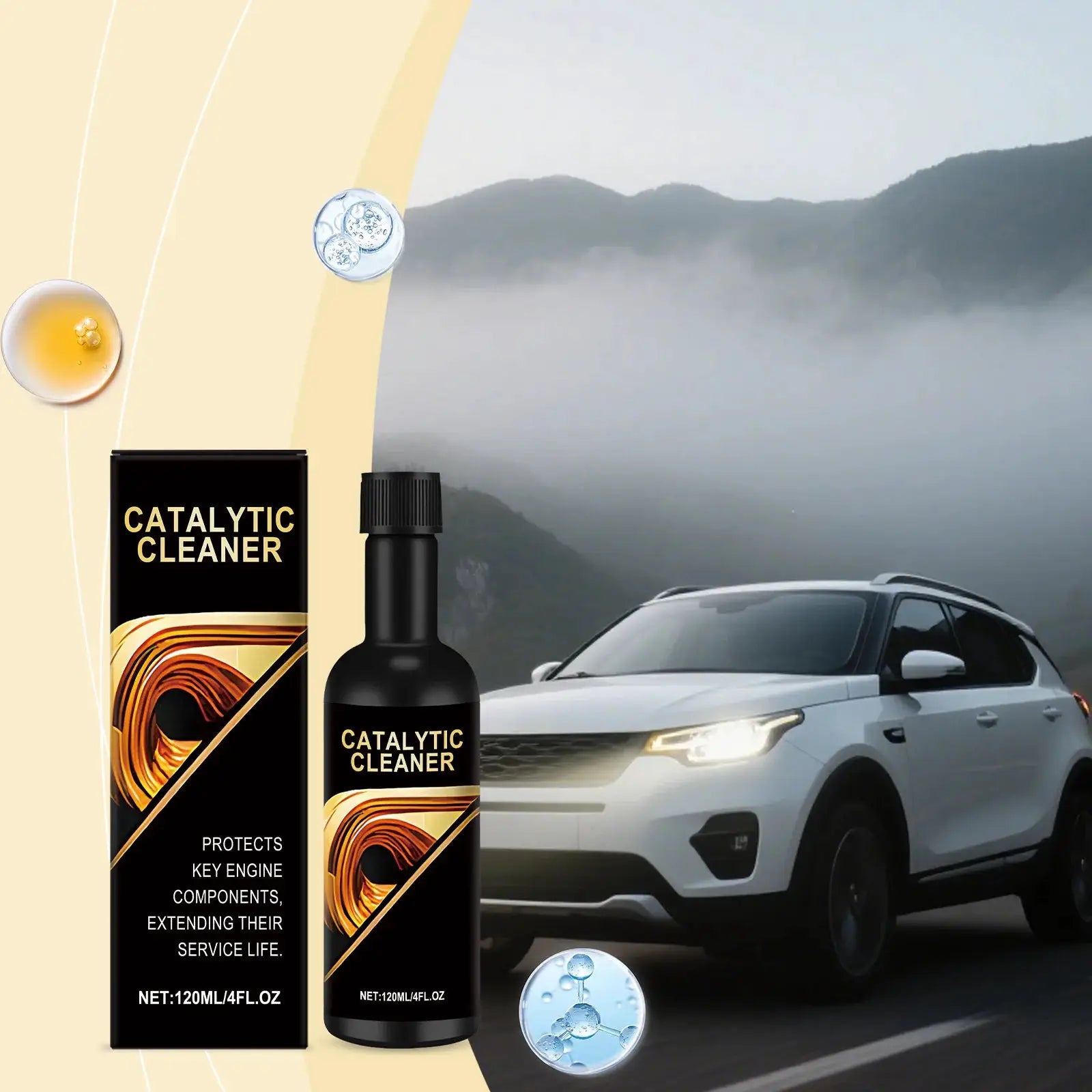 AMZ Car Catalytic Cleaner, Decarbonizing Agent for Gasoline Engine, Daily Automotive Care Supplies from PriceLows™