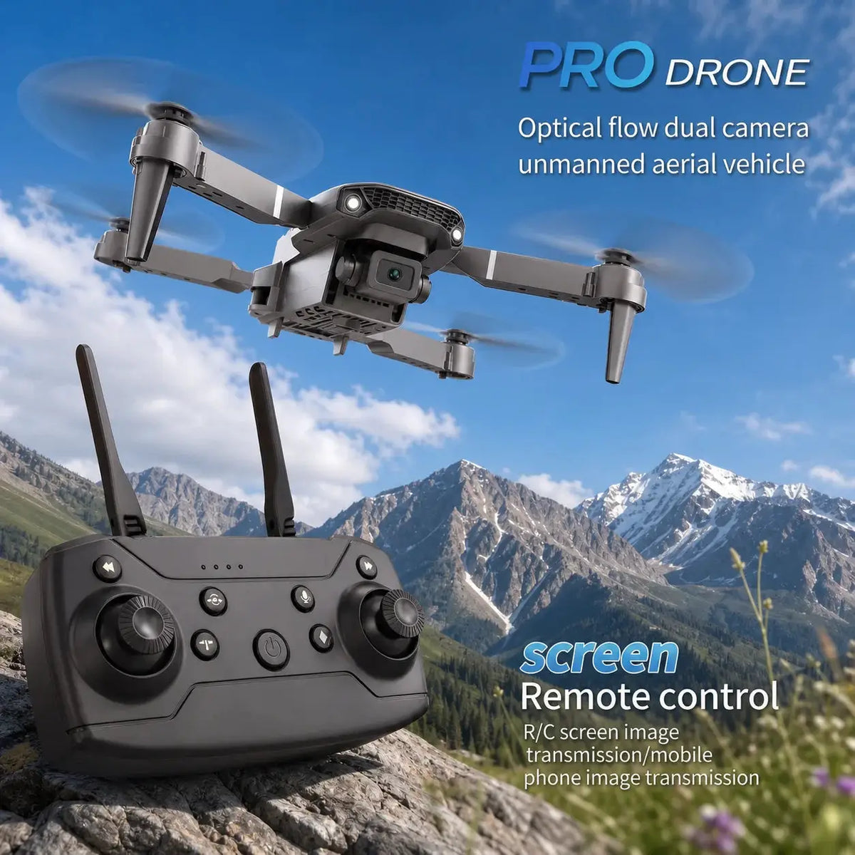 Foldable Drone | Dual Camera | 20 Min Flight | Compact Size
