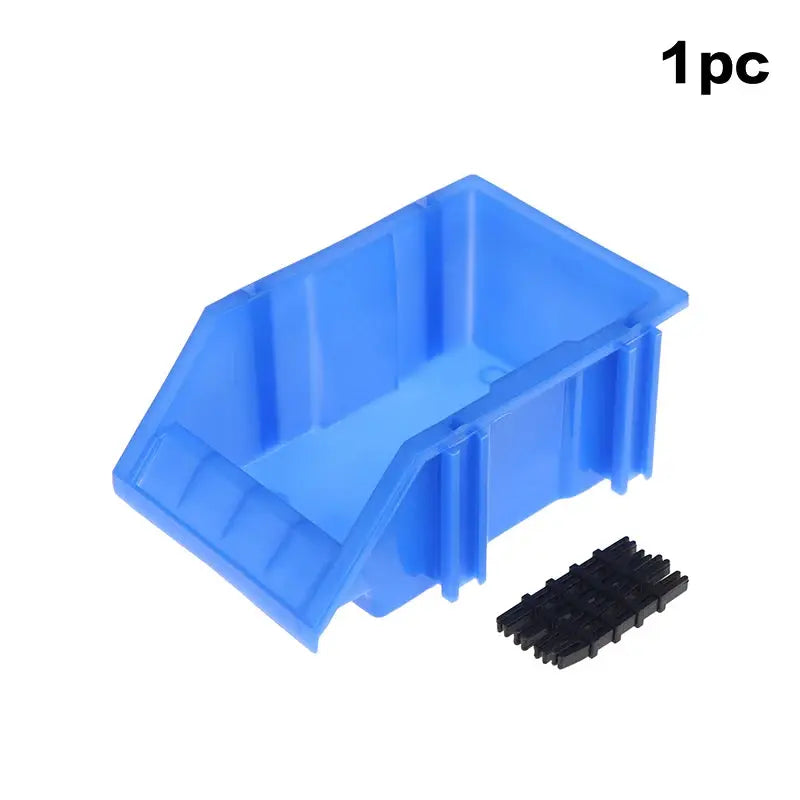 Blue Plastic Stackable Storage Bins Screw Storage Boxes Stackable Bin Parts Storage Organizer Garage Storage Bins from PriceLows™