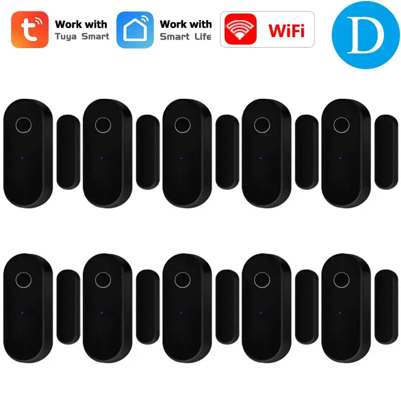 Tuya WiFi Door Window Sensor Smart Life APP Control Home Security Burglar Alarm Close Open Detector Work With Alexa Google Voice from PriceLows™