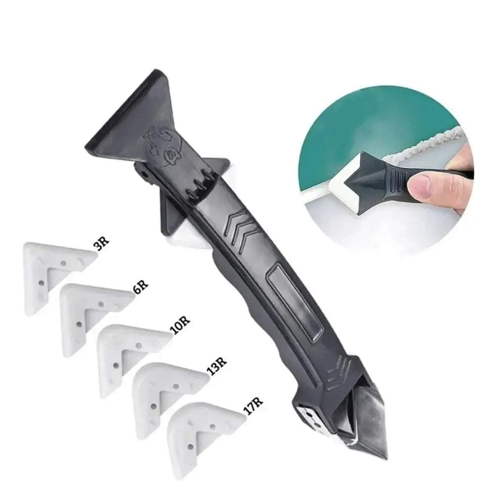 Silicone Scraper Sealant Smooth Remover Tool Set Caulking Finisher Smooth Grout Kit Floor Mould Removal Hand Tools Set from PriceLows™