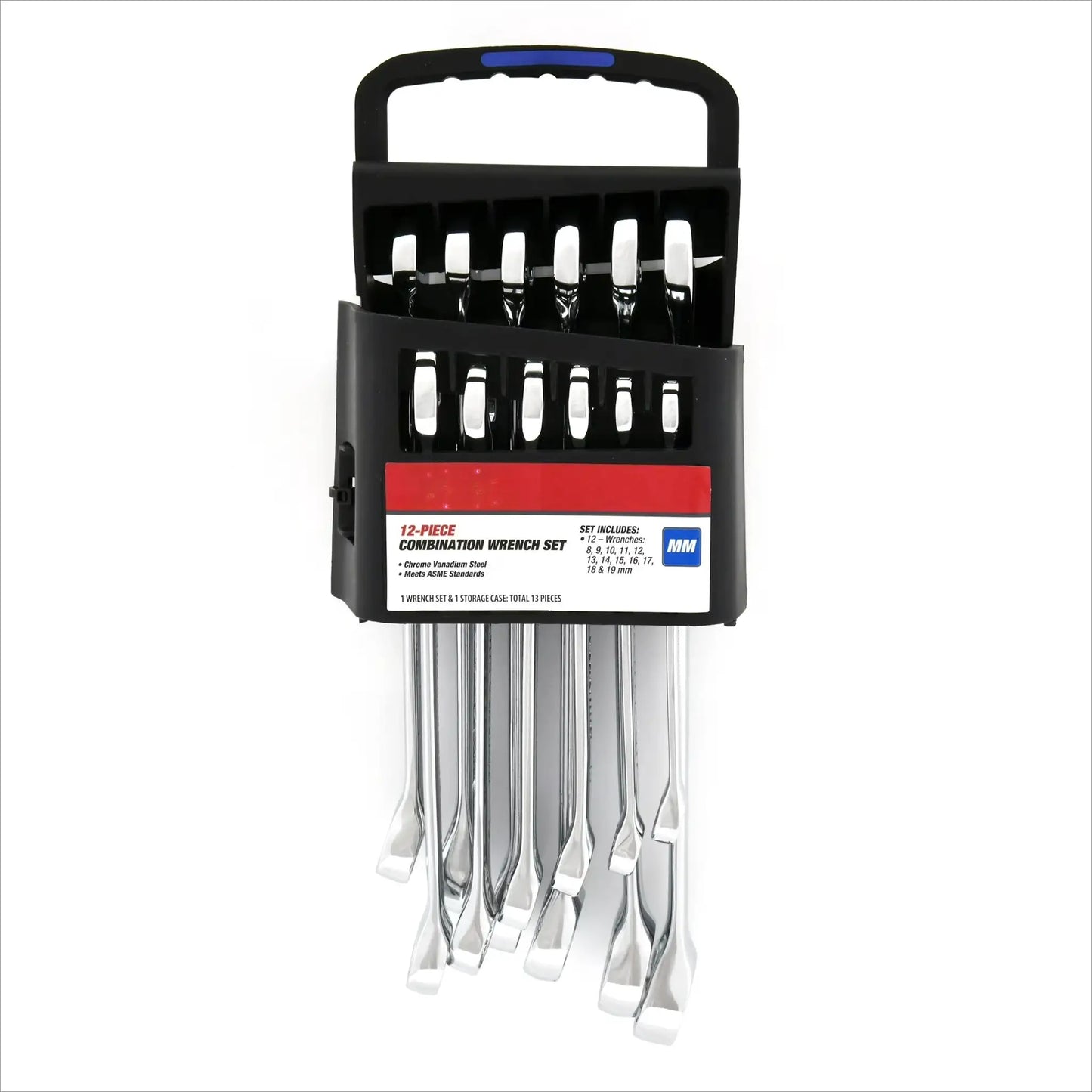12-Piece Metric Combination Wrench Tool Set, Hand Tools from PriceLows™