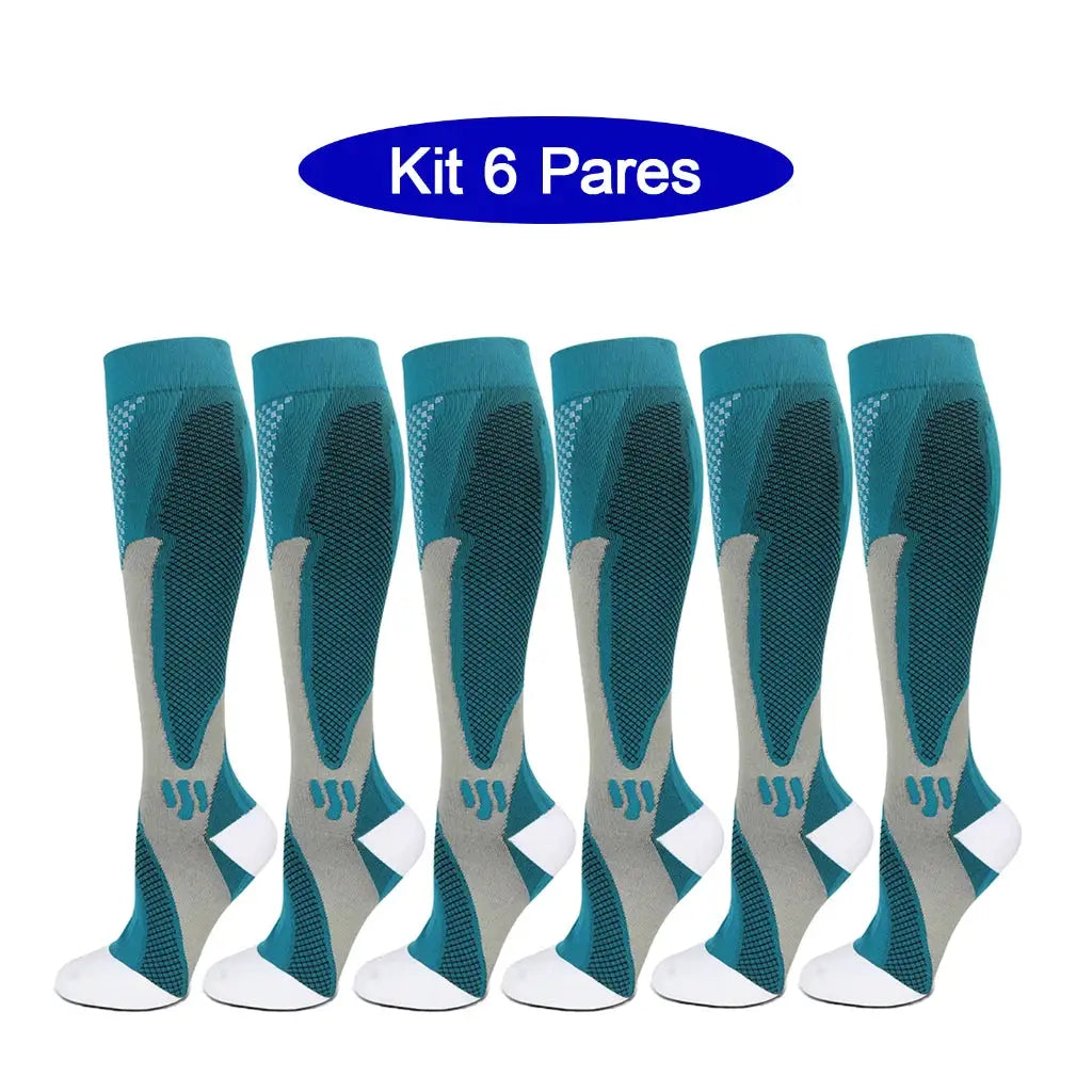 Compression Socks | 20-30mmHg | 6 Pairs | EU 35-45