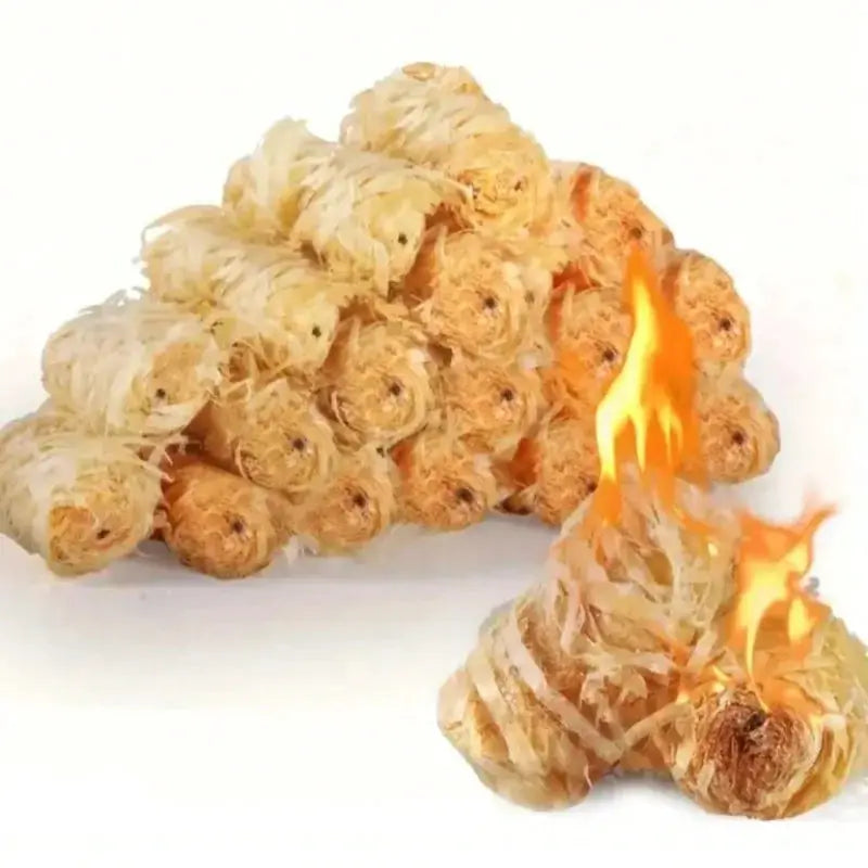 Charcoal Fire Starters | Odorless | 2 to 100 Pieces | BBQ Camping