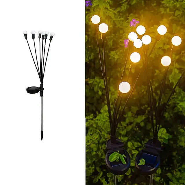 Solar LED Light Outdoor Waterproof Garden Sunlight Powered Landscape Lights Firefly Garden Lights Lawn Garden Decor Solar Light from PriceLows™