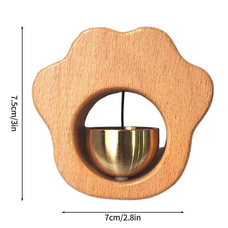 Wooden Door Bell Japanese Wind Chime Door Chime Room Decor Home Front Doorbell Landscape Bell Shopkeeper Remind Bell 풍경 from PriceLows™