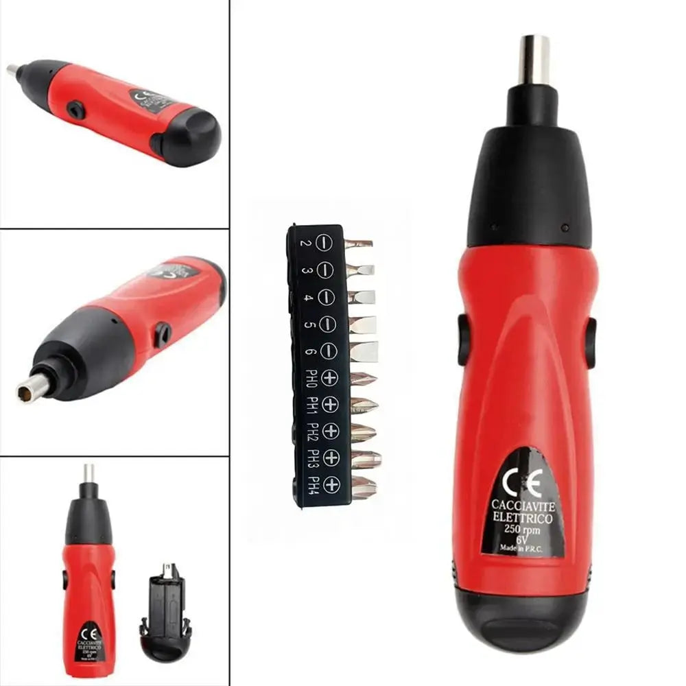 Krachtige 6V Electric Screwdriver Battery Operated Cordless Screwdriver Drill Tool Electric Screwdriver /Random Color from PriceLows™