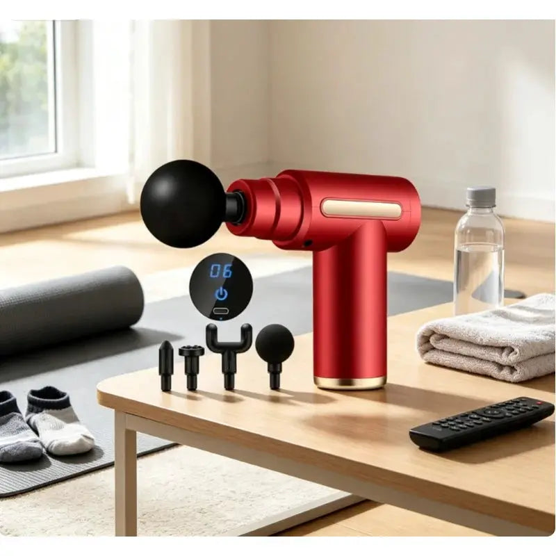 Portable Massage Gun | Led Touch Screen | Rechargeable | Speed Control
