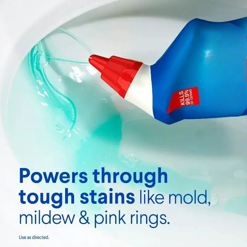 Toilet Bowl Cleaner | Bleach Powered | Rain Clean | 24 Fl Oz