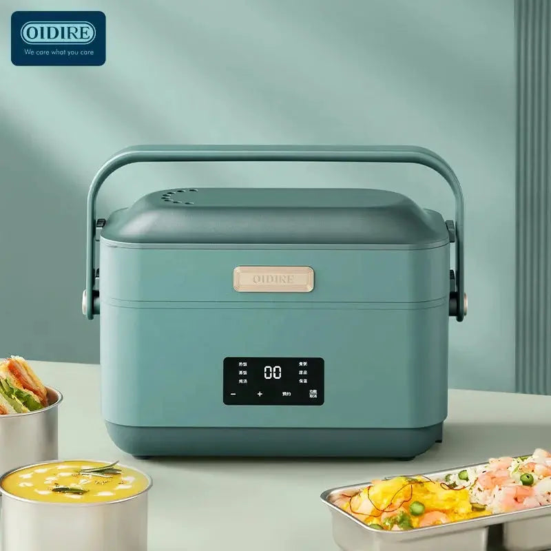 Portable Electric Lunch Boxes Charging Self Heating Car Oven Removable Container Bento Lunch Box from PriceLows™