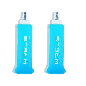 WRELS Portable Sports Soft Flask BPA-Free Running Cycling Water Bottle Outdoor Sports Marathon Folding Collapsible Water Bottle from PriceLows™