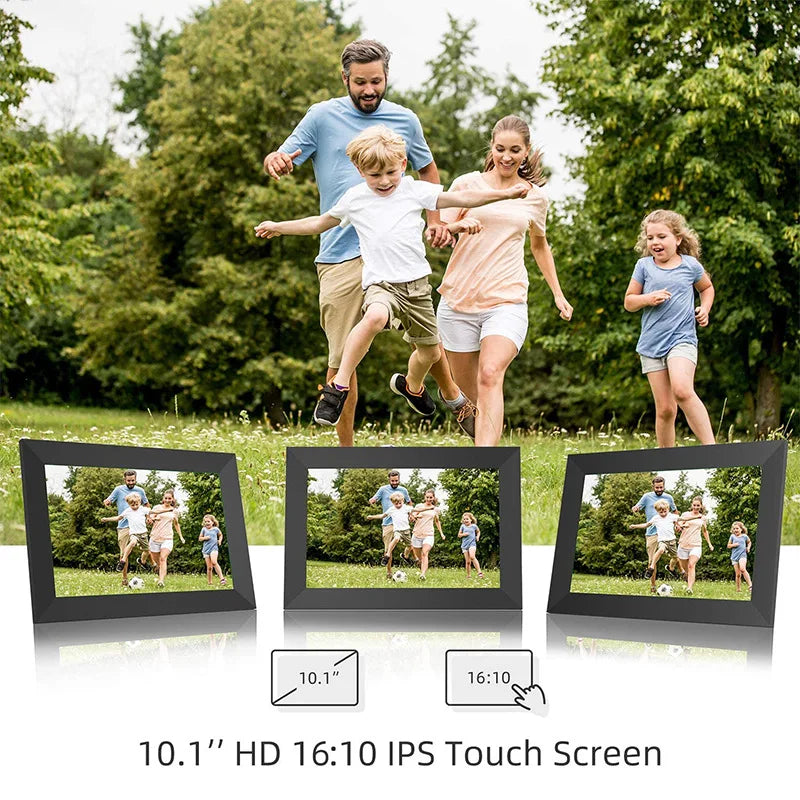 Digital Photo Frame | 10.1 Inch IPS Touch Screen | 64 GB Built In Memory