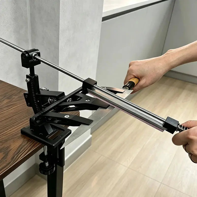 Knife Sharpener | Adjustable Angle | 360 Rotating | Aluminum Body