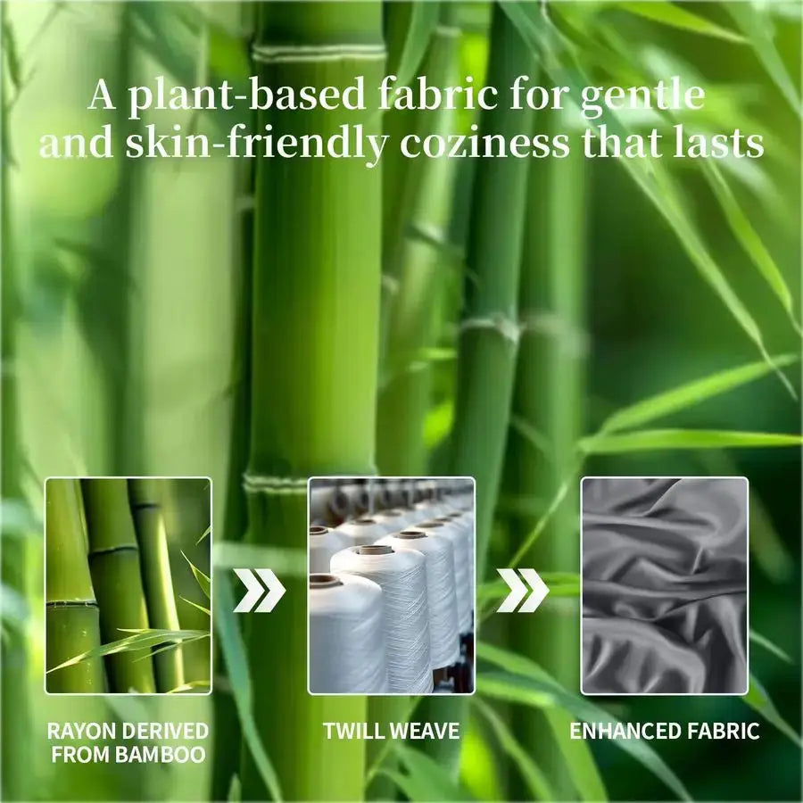 100 Viscose Derived from Bamboo Sheets Queen Size 4pcs Ultra Cooling amp Silky Soft Bed Sheets, 16 Deep Pocket, Perfect for Hot from PriceLows™
