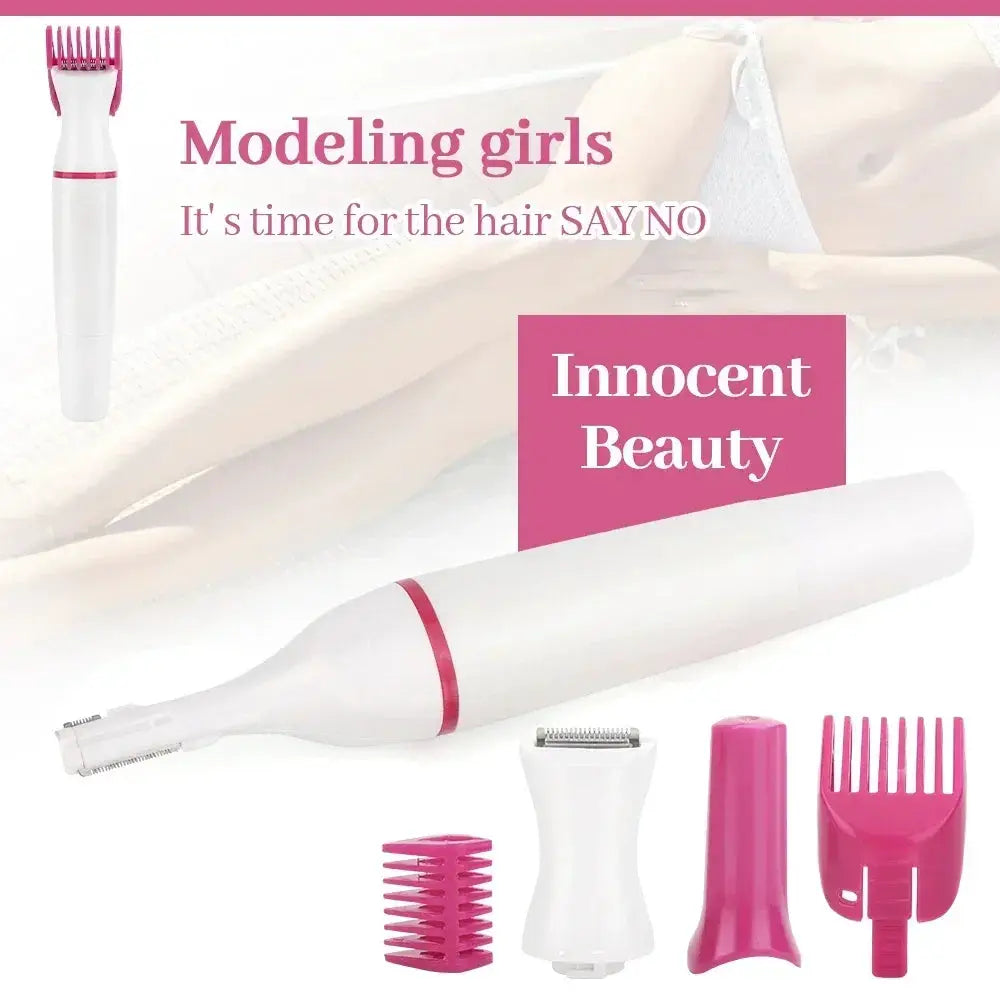 5-in-1 Electric Epilator | Wet And Dry Use | Metal Heads