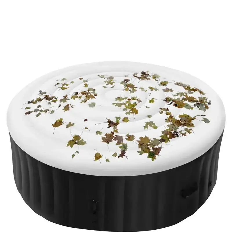 145 Cm Diameter Inflatable Cover Energy Saving Round Hot Tub Lid Outdoor Spa Pool Windproof Rain Overflow Thermal Cover from PriceLows™