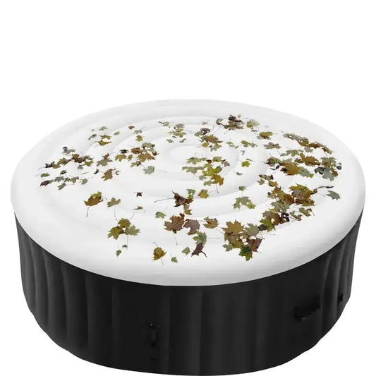 145 Cm Diameter Inflatable Cover Energy Saving Round Hot Tub Lid Outdoor Spa Pool Windproof Rain Overflow Thermal Cover from PriceLows™