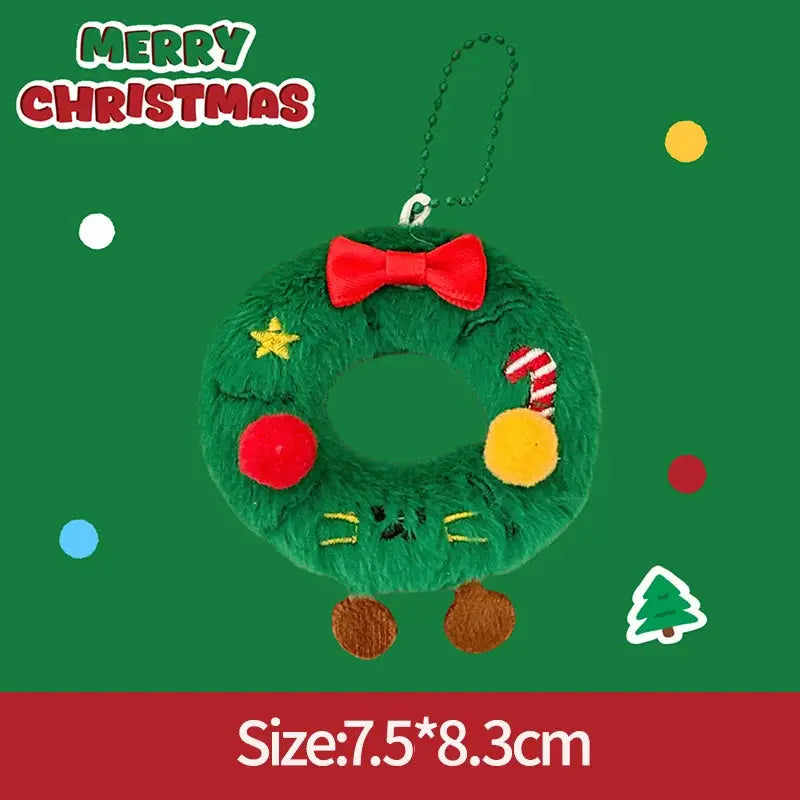 Hanging Plush Ornament | Santa Claus Snowman | Soft Touch Christmas Decoration
