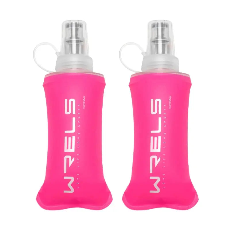 WRELS Collapsible Folding Water Bottle TPU BPA-Free Outdoor Sport Marathon Leak Proof Soft Flask Running Hydration Water Bottle from PriceLows™