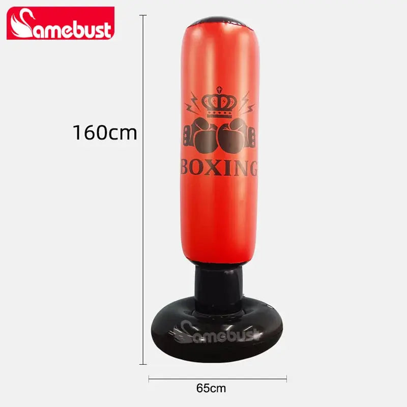 Inflatable Punching Bag | Bounce Back Design | Family Boxing Training
