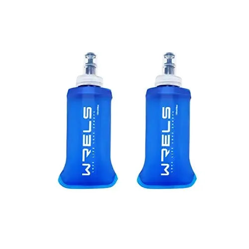 WRELS Portable Sports Soft Flask BPA-Free Running Cycling Water Bottle Outdoor Sports Marathon Folding Collapsible Water Bottle from PriceLows™
