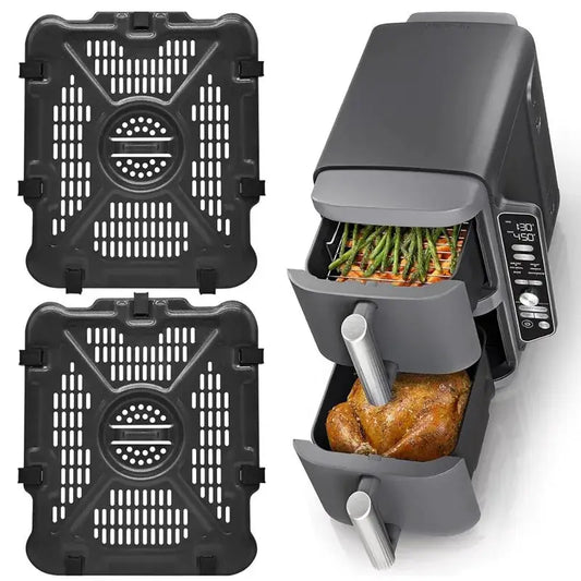 Grill Pan Plates | 2-Piece Set | For Ninja SL201 SL401 SL451 | Double Stack XL