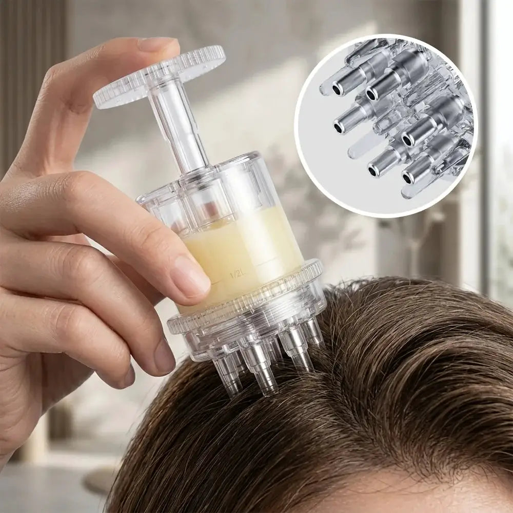 Portable Scalp Comb | Anti Hair Loss Tool | Essential Oil Massager