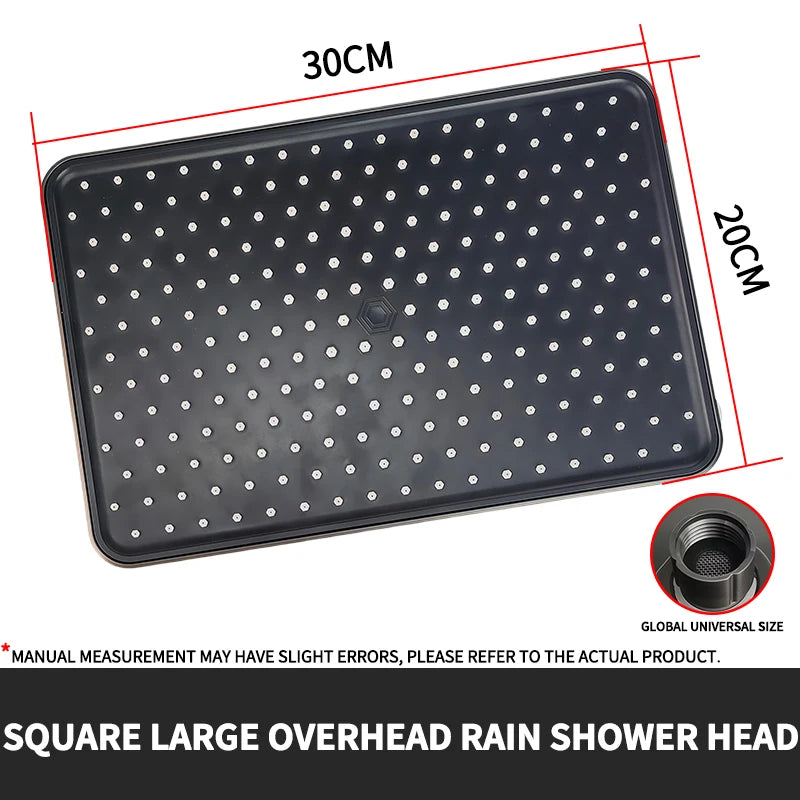 Shower System | 360 Swivel Rainfall | Overhead And Handheld | Universal Fit