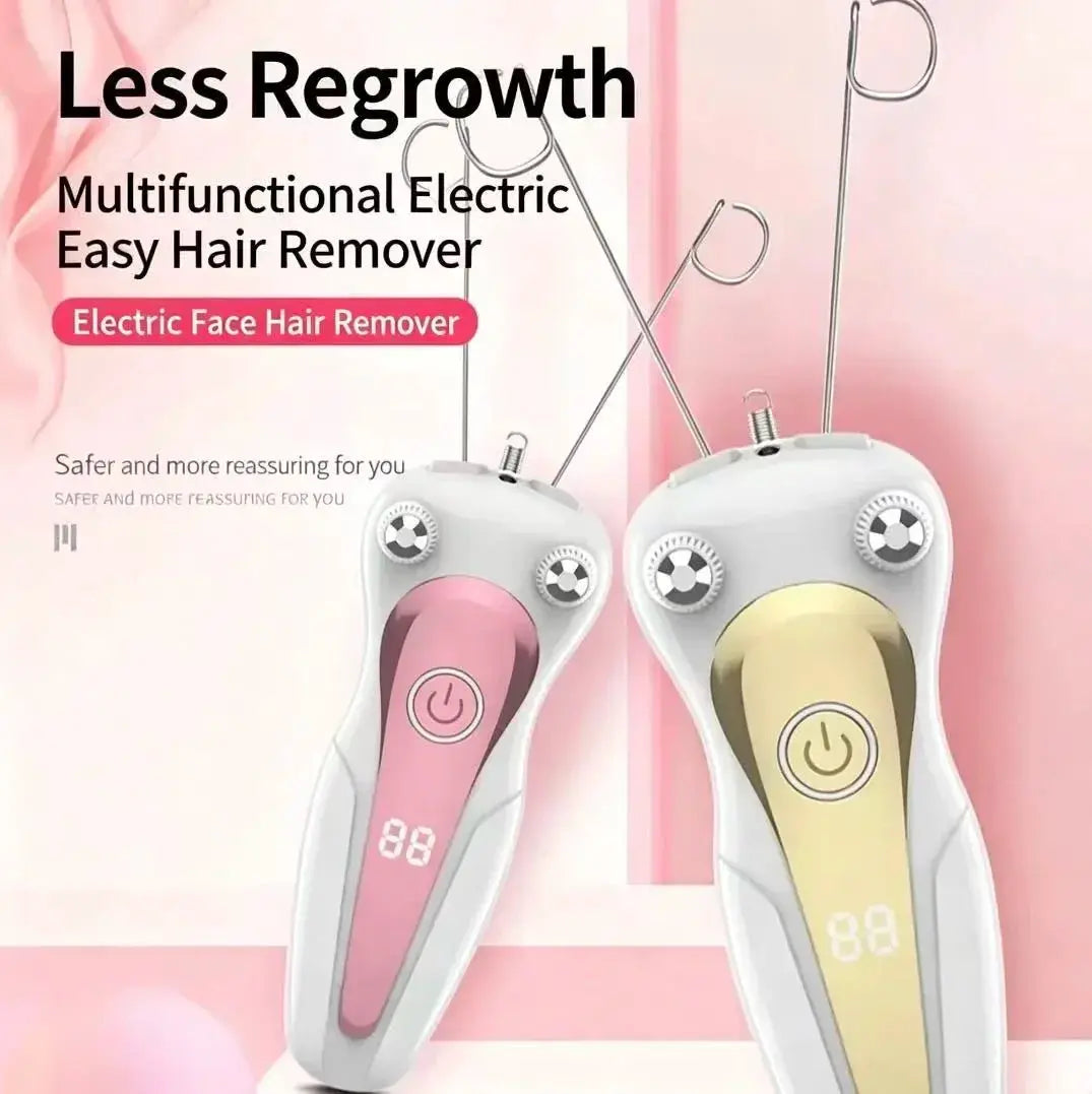 Mini Electric Hair Remover | LCD Display | Physical Cutting | Women Body Facial