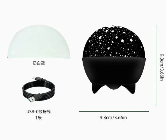 RGB Starry Sky Projection Lamp Bedroom Party Atmosphere Light from PriceLows™