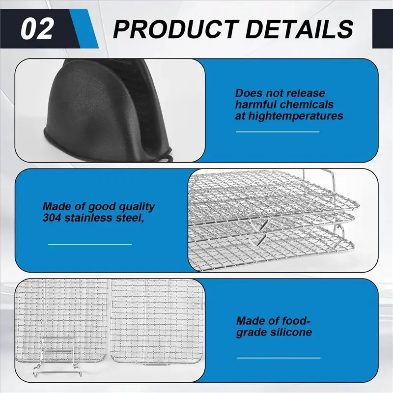 Air Fryer Rack | For Ninja Foodi Grill XL | Multi Layer Dehydrator Rack