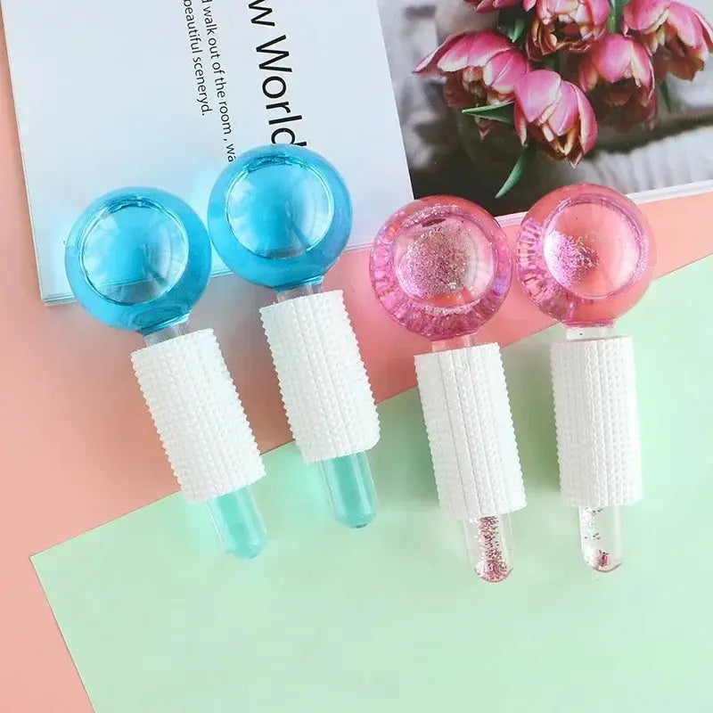 Ice Globes Facial Roller | Cooling Skin Care | Redness Soothing | Single Unit