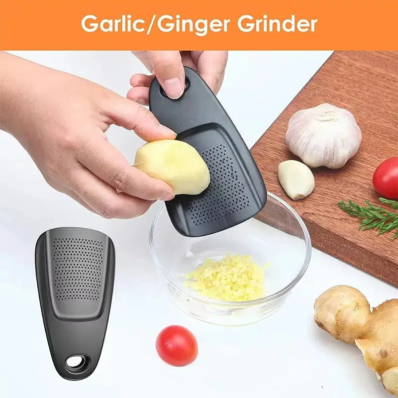 6Pcs Kitchen Gadgets Set Stackable Cheese Grater Bottle Opener Vegetable Peeler Herb Stripper Pizza Cutter Garlic Grinder Tools from PriceLows™