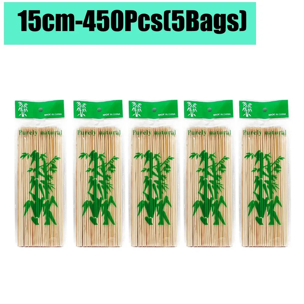 Bamboo Skewers | Natural Color | 15/20/25/30cm | 80-90 Pcs Pack